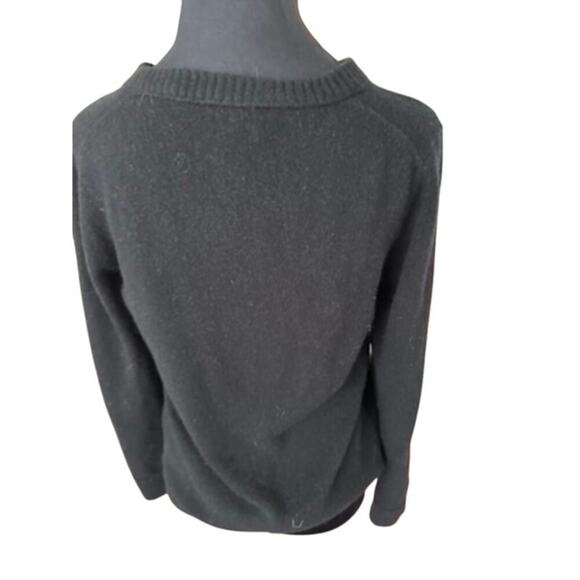 J. Crew Crewneck sweater in extra-soft yarn Black - Picture 8 of 10